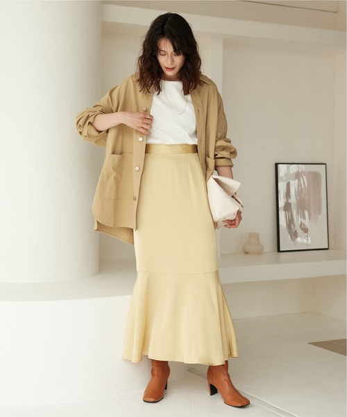 titivate(ティティベイト)の「オーバーサイズワークジャケット(その他アウター・レディース・ベージュ/カーキ/ナチュラル・M/S)」の11枚目の写真