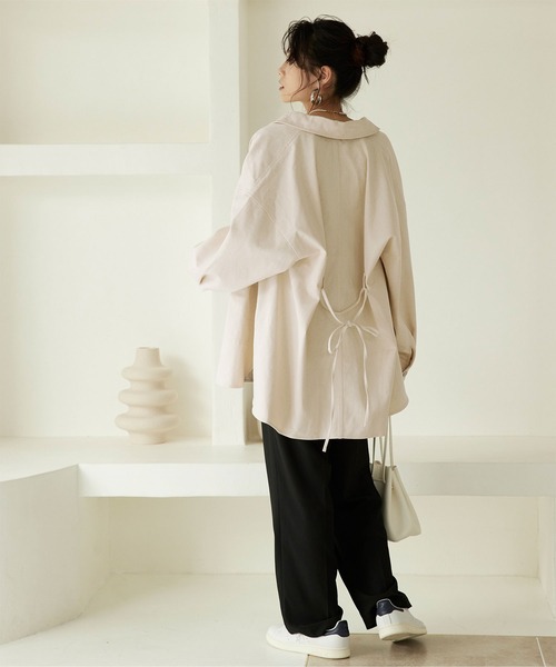 titivate(ティティベイト)の「オーバーサイズワークジャケット(その他アウター・レディース・ベージュ/カーキ/ナチュラル・M/S)」の12枚目の写真