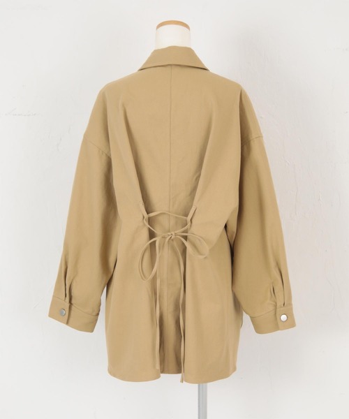 titivate(ティティベイト)の「オーバーサイズワークジャケット(その他アウター・レディース・ベージュ/カーキ/ナチュラル・M/S)」の8枚目の写真