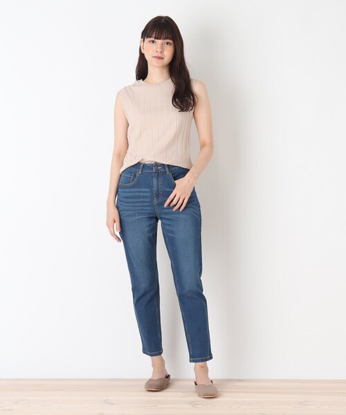 Cutie Blonde（キューティーブロンド）の「◆【S-L】ワイドリブタンクトップ（タンクトップ・レディース・ブラック/ベージュ/オフホワイト・01/02/03）」の11枚目の写真