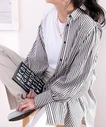 classicalelf | 印象的一枚。袖ボリュームタックオーバーシャツ(シャツ/ブラウス)