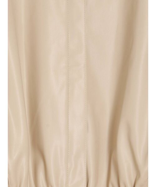 ELENDEEK（エレンディーク）の「フェイクレザーブルゾン（ブルゾン・レディース・ブラック/ライトベージュ・FREE）」の13枚目の写真