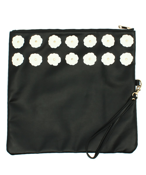 CIAOPANIC（チャオパニック）の「【VOTAN TOKYO】お花クラッチ（クラッチバッグ・レディース・ベージュ/ブラック・FREE）」の2枚目の写真