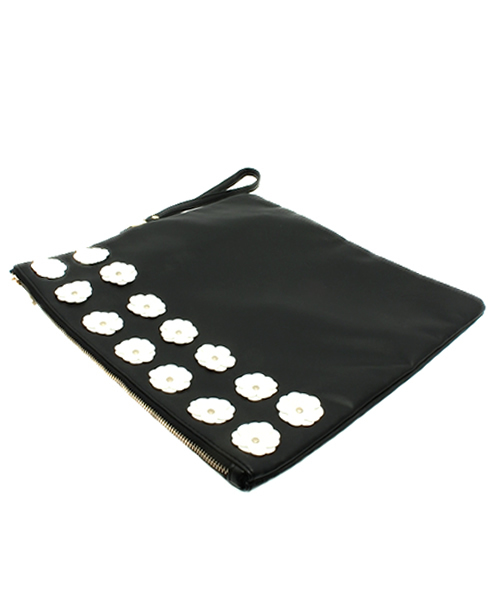 CIAOPANIC（チャオパニック）の「【VOTAN TOKYO】お花クラッチ（クラッチバッグ・レディース・ベージュ/ブラック・FREE）」の5枚目の写真