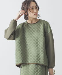 BEAMS LIGHTS | BEAMS LIGHTS / キルティング ダンボール プルオーバー(スウェット)