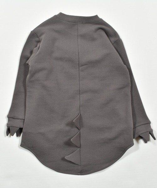 nicohrat（ニコフラート）の「ニコフラート 恐竜トレーナー（スウェット・キッズ・ブルー/チャコールグレー/ベージュ・130cm/110cm/90cm/140cm/120cm/100cm）」の14枚目の写真