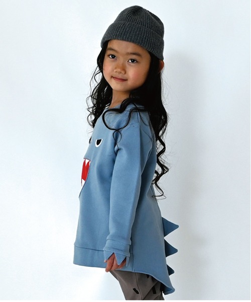 nicohrat（ニコフラート）の「ニコフラート 恐竜トレーナー（スウェット・キッズ・ブルー/チャコールグレー/ベージュ・130cm/110cm/90cm/140cm/120cm/100cm）」の20枚目の写真