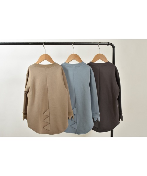 nicohrat（ニコフラート）の「ニコフラート 恐竜トレーナー（スウェット・キッズ・ブルー/チャコールグレー/ベージュ・130cm/110cm/90cm/140cm/120cm/100cm）」の13枚目の写真