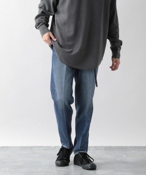 RAGEBLUE(レイジブルー)の「USAコットン/デニムナロー5ポケットパンツ/956173(デニムパンツ・メンズ・ライトブルー/ブルー/ダークグレー・MEDIUM/LARGE)」の3枚目の写真