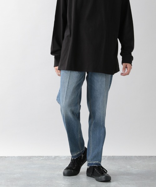 RAGEBLUE(レイジブルー)の「USAコットン/デニムナロー5ポケットパンツ/956173(デニムパンツ・メンズ・ライトブルー/ブルー/ダークグレー・MEDIUM/LARGE)」の4枚目の写真