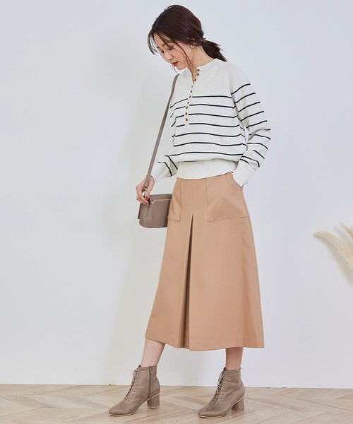 ROPE' PICNIC(ロペピクニック)の「カラースカート(スカート・レディース・チャコールグレー/ピンク/マスタード・36/38)」の12枚目の写真