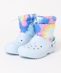 crocs（クロックス）の「クロックス crocs クラシック ラインド ネオ パフ タイダイ ブーツ Classic Lined Neo Puff Tie-Dye Boot（ブーツ・メンズ）」