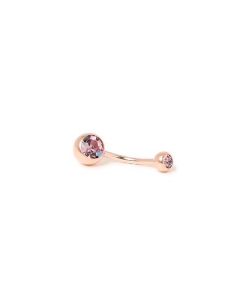 MORPH(モルフ)の「MORPH モルフ ネイブル ボディーピアス 14ゲージ 13mm(ファースト)(ピアス(片耳用)・レディース・ライトブルー/スカイブルー/ブラック/ブルー/グリーン/ライトグリーン/クリア/レインボー/ラベンダー/バイオレット/ローズ/ライトピンク・13)」の7枚目の写真
