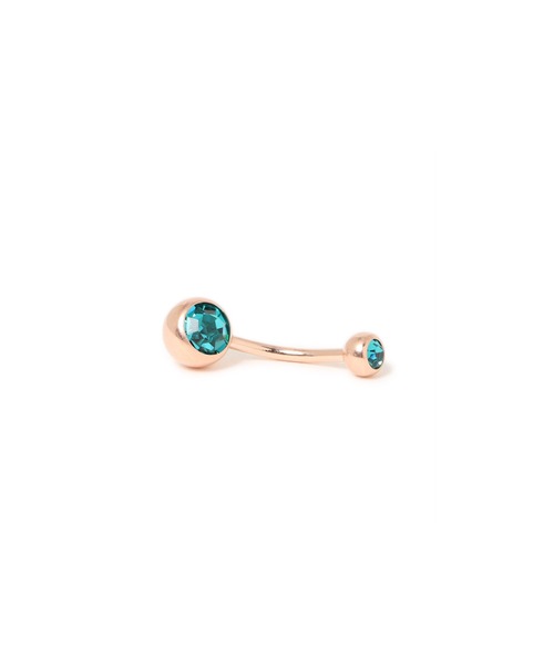 MORPH(モルフ)の「MORPH モルフ ネイブル ボディーピアス 14ゲージ 13mm(ファースト)(ピアス(片耳用)・レディース・ライトブルー/スカイブルー/ブラック/ブルー/グリーン/ライトグリーン/クリア/レインボー/ラベンダー/バイオレット/ローズ/ライトピンク・13)」の3枚目の写真