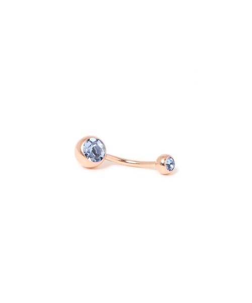 MORPH(モルフ)の「MORPH モルフ ネイブル ボディーピアス 14ゲージ 13mm(ファースト)(ピアス(片耳用)・レディース・ライトブルー/スカイブルー/ブラック/ブルー/グリーン/ライトグリーン/クリア/レインボー/ラベンダー/バイオレット/ローズ/ライトピンク・13)」の5枚目の写真