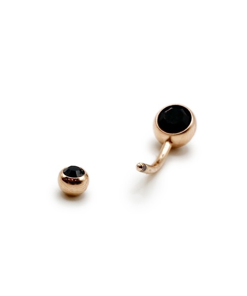 MORPH(モルフ)の「MORPH モルフ ネイブル ボディーピアス 14ゲージ 13mm(ファースト)(ピアス(片耳用)・レディース・ライトブルー/スカイブルー/ブラック/ブルー/グリーン/ライトグリーン/クリア/レインボー/ラベンダー/バイオレット/ローズ/ライトピンク・13)」の13枚目の写真
