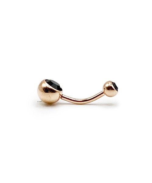 MORPH(モルフ)の「MORPH モルフ ネイブル ボディーピアス 14ゲージ 13mm(ファースト)(ピアス(片耳用)・レディース・ライトブルー/スカイブルー/ブラック/ブルー/グリーン/ライトグリーン/クリア/レインボー/ラベンダー/バイオレット/ローズ/ライトピンク・13)」の15枚目の写真