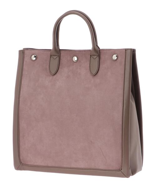 Green　Parks（グリーンパークス）の「・パイピングビッグトート＊（トートバッグ・レディース・ブラック/カーキ/グレイッシュベージュ・FREE）」の8枚目の写真