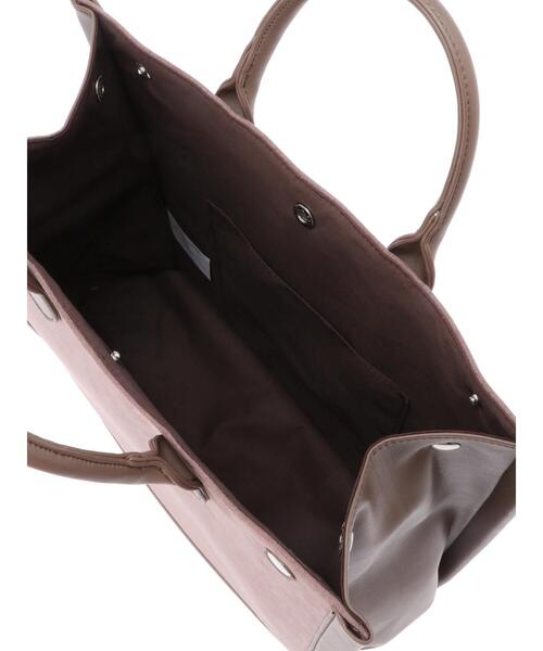 Green　Parks（グリーンパークス）の「・パイピングビッグトート＊（トートバッグ・レディース・ブラック/カーキ/グレイッシュベージュ・FREE）」の12枚目の写真