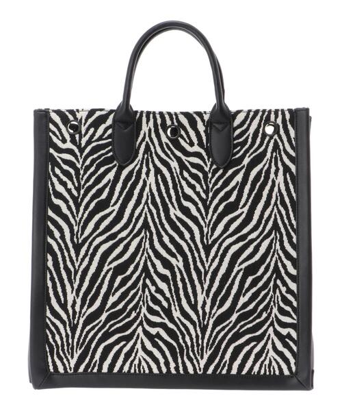 Green　Parks（グリーンパークス）の「・パイピングビッグトート＊（トートバッグ・レディース・ブラック/カーキ/グレイッシュベージュ・FREE）」の13枚目の写真