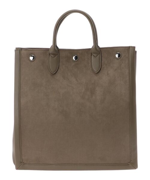 Green　Parks（グリーンパークス）の「・パイピングビッグトート＊（トートバッグ・レディース・ブラック/カーキ/グレイッシュベージュ・FREE）」の15枚目の写真