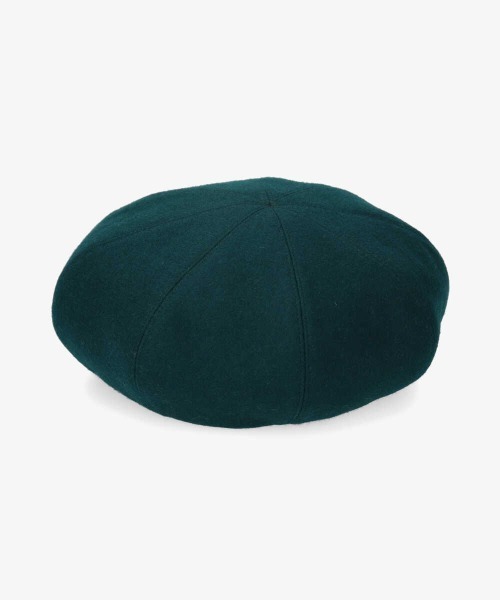 OVERRIDE（オーバーライド）の「OVERRIDE ASYMMETRY BERET MELTON（ハンチング/ベレー帽・メンズ・ブラック/ベージュ/グレー/グリーン・58cm）」の4枚目の写真