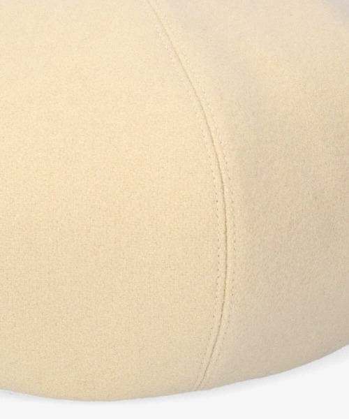 OVERRIDE（オーバーライド）の「OVERRIDE ASYMMETRY BERET MELTON（ハンチング/ベレー帽・メンズ・ブラック/ベージュ/グレー/グリーン・58cm）」の7枚目の写真