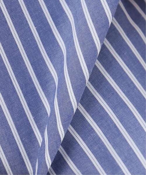 Simplicite（サンプリシテ）の「バンドカラーロング シャツワンピース◆（ワンピース・レディース・ブラック/ブルー系その他・FREE）」の15枚目の写真