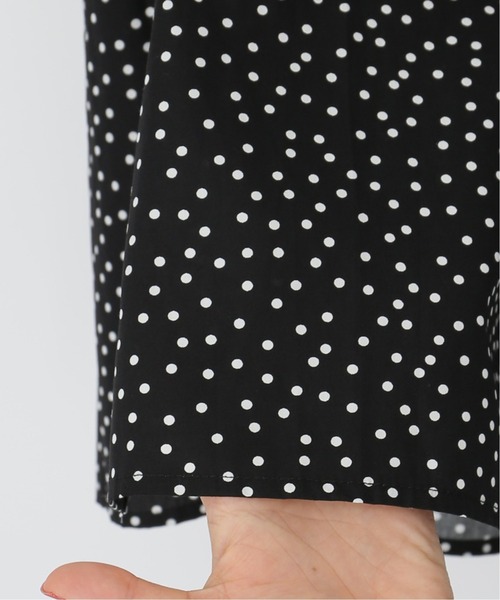 Simplicite（サンプリシテ）の「バンドカラーロング シャツワンピース◆（ワンピース・レディース・ブラック/ブルー系その他・FREE）」の18枚目の写真