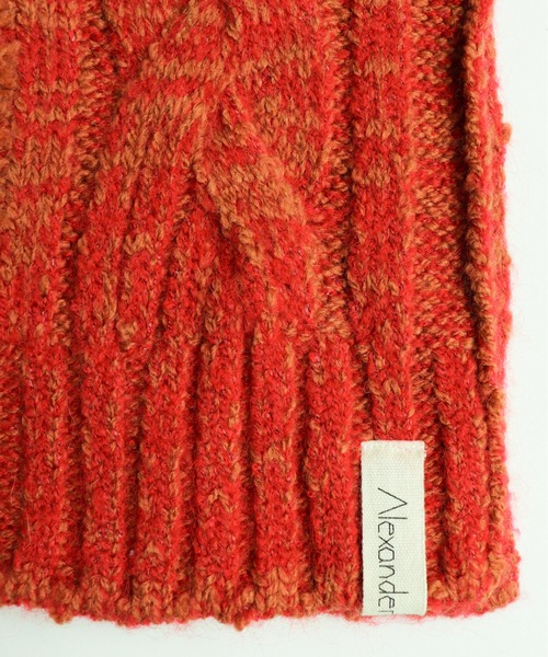 AlexanderLeeChang（アレキサンダーリーチャン）の「AlexanderLeeChang アレキサンダーリーチャン / BIG KNIT VEST ビッグシルエットケーブルニットベスト / AC062103（ベスト・メンズ・グレー/バーガンディー/ブラック・3/2）」の18枚目の写真