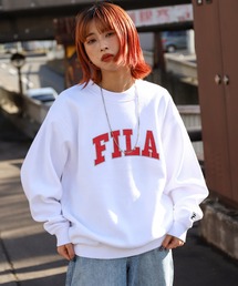 FILA | 【FILA】 カレッジロゴトレーナー【ユニセックス】(スウェット)