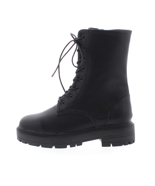 JELLY BEANS（ジェリービーンズ）の「トラックソールレースアップブーツ(210-310)JELLY BEANS(ジェリービーンズ)（ブーツ・レディース・カーキ/ブラック/ダークブラウン・S/L/M）」の4枚目の写真