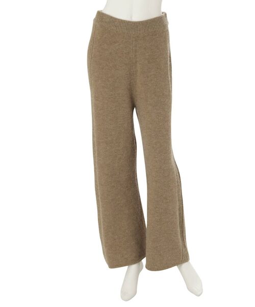 Ungrid（アングリッド）の「【WEB限定】ニットストレートパンツ（その他パンツ・レディース・ブラック/アイボリー/モカ・FREE）」の20枚目の写真