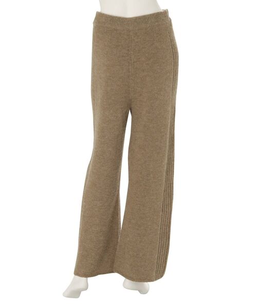 Ungrid（アングリッド）の「【WEB限定】ニットストレートパンツ（その他パンツ・レディース・ブラック/アイボリー/モカ・FREE）」の16枚目の写真