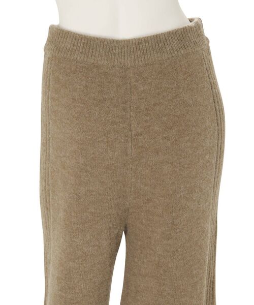 Ungrid（アングリッド）の「【WEB限定】ニットストレートパンツ（その他パンツ・レディース・ブラック/アイボリー/モカ・FREE）」の5枚目の写真