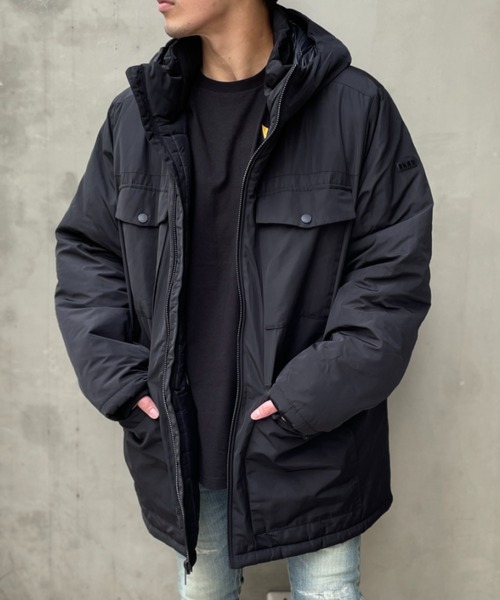 セール Dkny Co ダナキャランニューヨーク メンズ アウター Dkny ジャケット Hooded コート ミリタリージャケット Dkny ディーケーエヌワイ のファッション ダナキャランニューヨーク Parka ジャケット Waterresistant 通販大阪