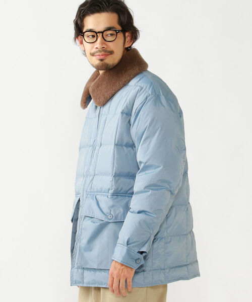 BEAMS PLUS（ビームスプラス）の「BEAMS PLUS / キルト ダウン ジャケット（ブルゾン・メンズ・カーキ/サックスブルー/オレンジ・SMALL/MEDIUM/LARGE/X-LARGE）」の12枚目の写真