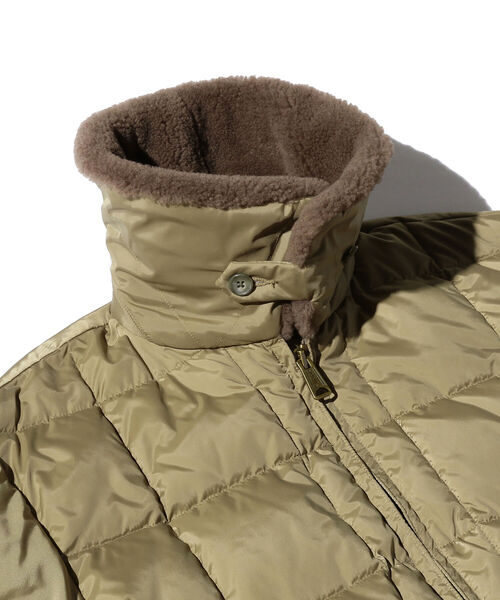 BEAMS PLUS（ビームスプラス）の「BEAMS PLUS / キルト ダウン ジャケット（ブルゾン・メンズ・カーキ/サックスブルー/オレンジ・SMALL/MEDIUM/LARGE/X-LARGE）」の18枚目の写真