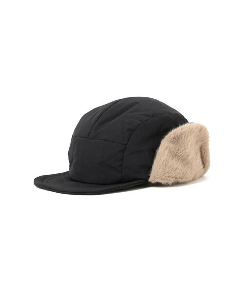 BEAMS（ビームス）の「BEAMS / 5パネル イヤーフラップ キャップ（ハット・メンズ・グリーン/ブラック・ONE SIZE）」の2枚目の写真