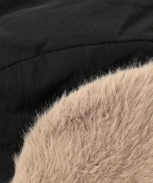 BEAMS（ビームス）の「BEAMS / 5パネル イヤーフラップ キャップ（ハット・メンズ・グリーン/ブラック・ONE SIZE）」の4枚目の写真