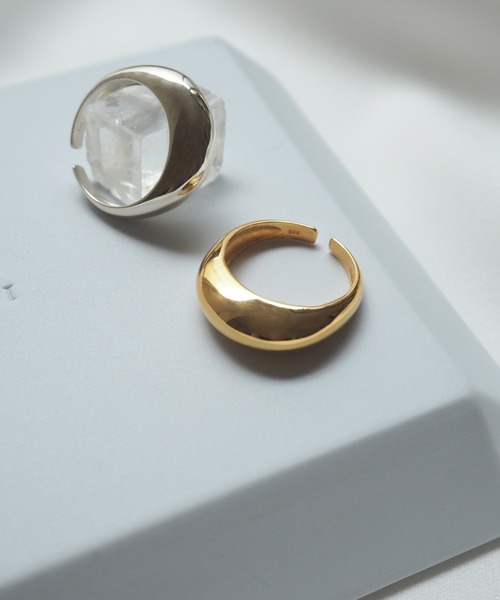 Jenny BY IMMANOEL（ジェニーバイイマノエル）の「silver925 メタルレギュラーリング（リング・レディース・ゴールド/シルバー・FREE）」の6枚目の写真