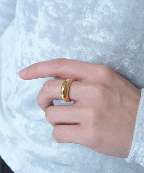 Jenny BY IMMANOEL（ジェニーバイイマノエル）の「silver925 メタルレギュラーリング（リング・レディース・ゴールド/シルバー・FREE）」の8枚目の写真