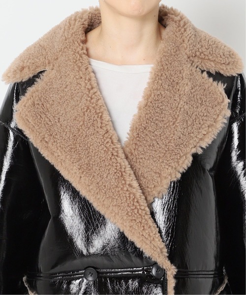 CITYSHOP（シティーショップ）の「FUR BONDING コート（テーラードジャケット・レディース・ブラック・38/36）」の11枚目の写真