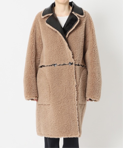 CITYSHOP（シティーショップ）の「FUR BONDING コート（テーラードジャケット・レディース・ブラック・38/36）」の15枚目の写真