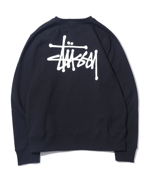 新品未使用品　BASIC STUSSY CREW スウェット　黒　ブラック BASIC STUSSY CREW BLACK XL