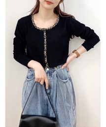 ラインレオパードリブT