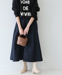 SLOBE IENA | タフタフレアスカート【ウエストゴム/手洗い可能】◆(スカート)