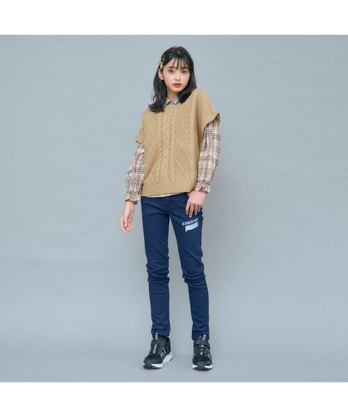 algy(アルジー)の「4WAYニット(ニット/セーター・キッズ・アイボリー/ベージュ/ミント・XX-SMALL/X-SMALL/SMALL/MEDIUM)」の4枚目の写真