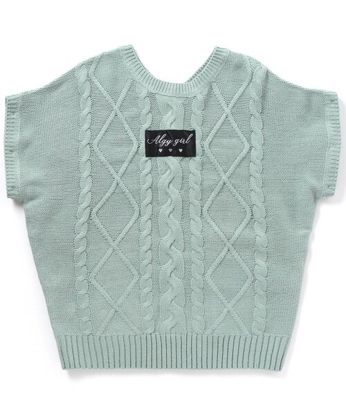 algy(アルジー)の「4WAYニット(ニット/セーター・キッズ・アイボリー/ベージュ/ミント・XX-SMALL/X-SMALL/SMALL/MEDIUM)」の12枚目の写真