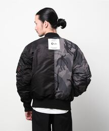 【Aape】MA-1ジャケット リバーシブル 黒/迷彩 61573970_b_05_215.jpg